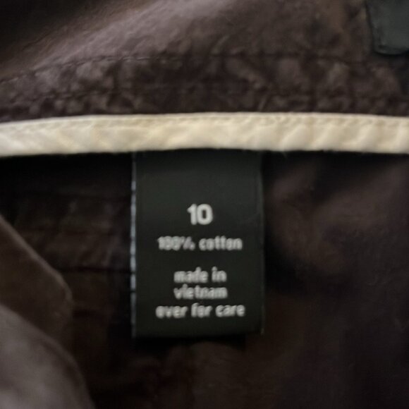 🤎 Vintage The Limited Women’s Brown Drew Fit Cotton Capri Pants | Size 10 🤎 - Picture 4 of 12